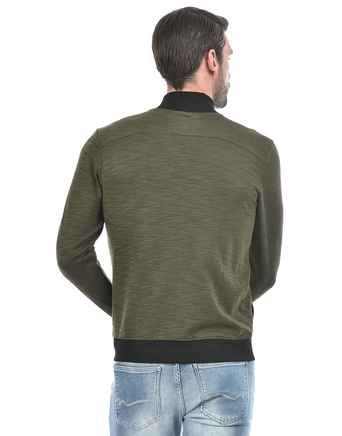 Numero Uno Men Solid Green Jacket